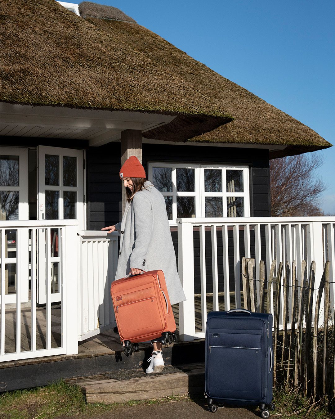 Koffer oder Reisetasche Flug