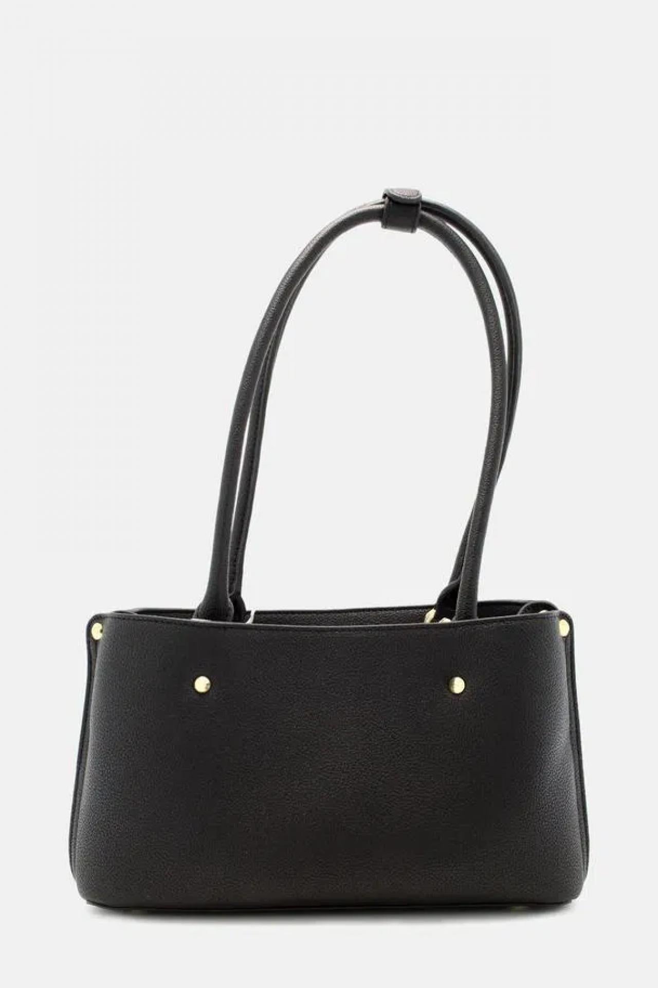 Guess MERIDIAN SHOULDER SATCHEL Schwarz