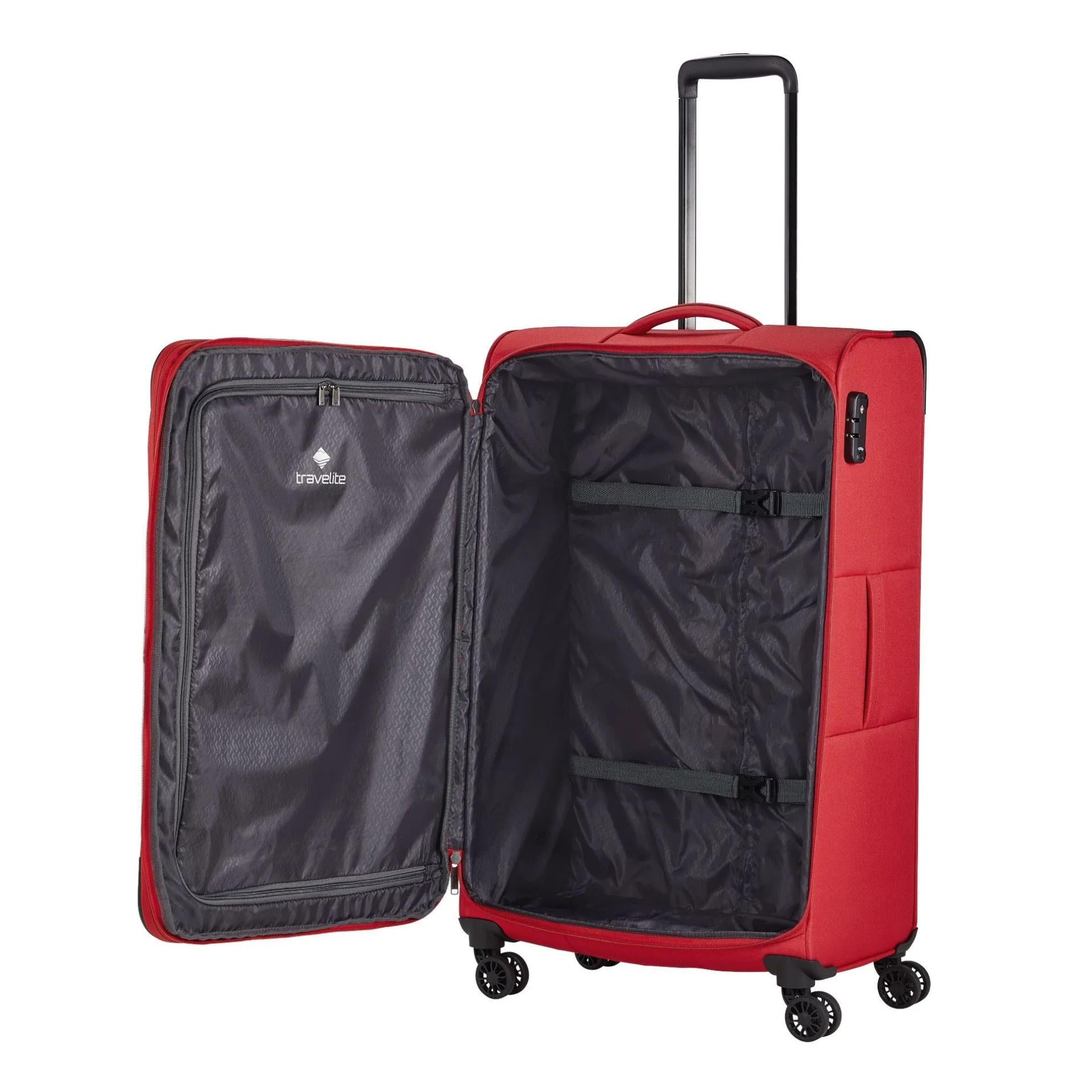 Travelite CHIOS 4w Trolley L Rot