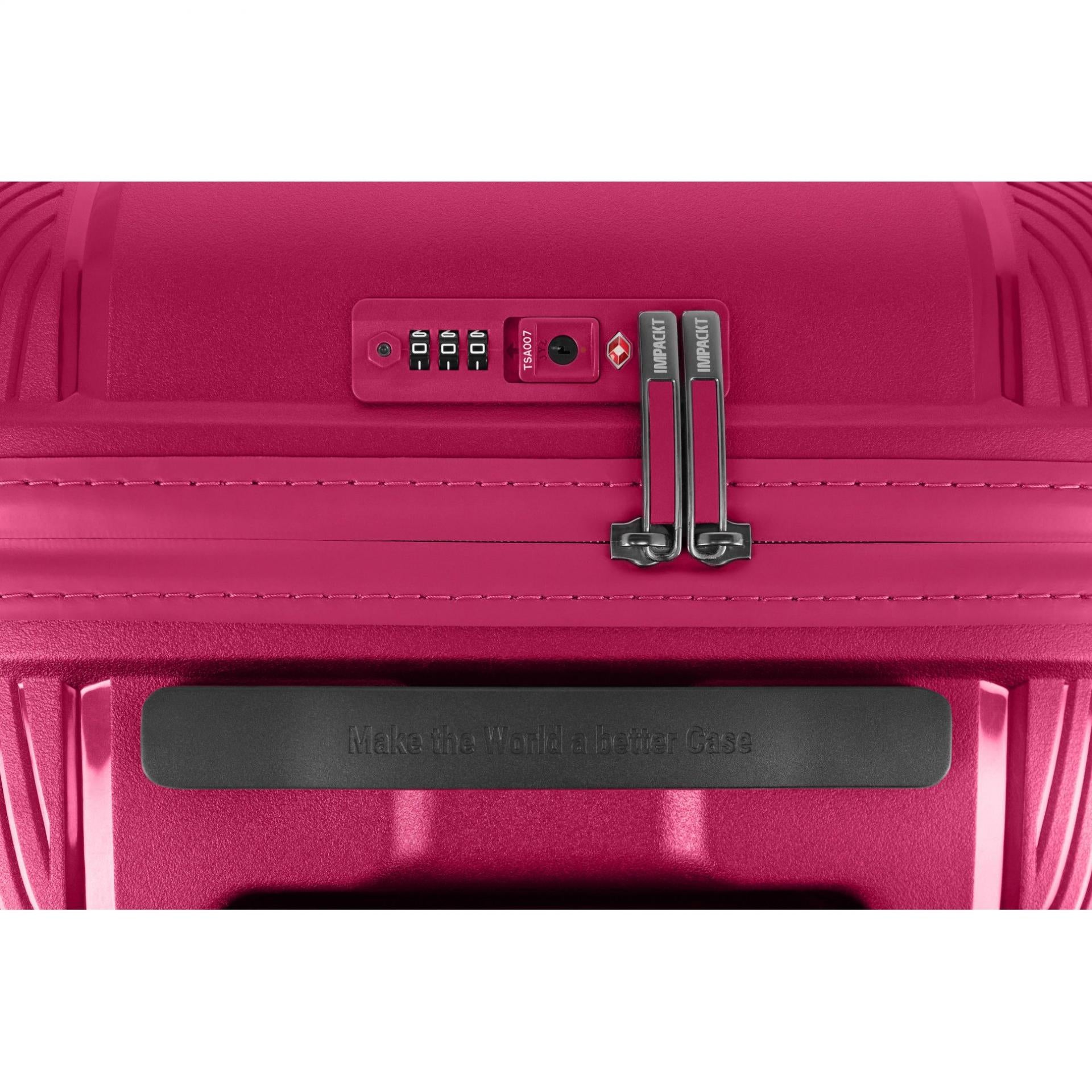 Impackt IP1 4-Rollen Trolley S 55 cm Design: Flora Pink