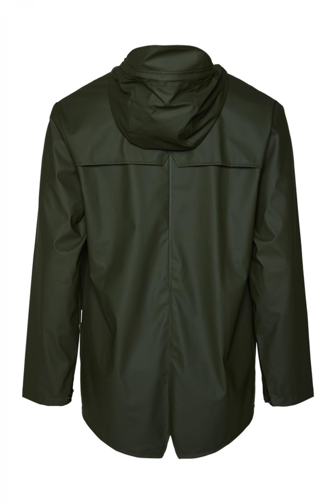 Rains Regenjacke Jacket 1201 Green - Größe: L/XL