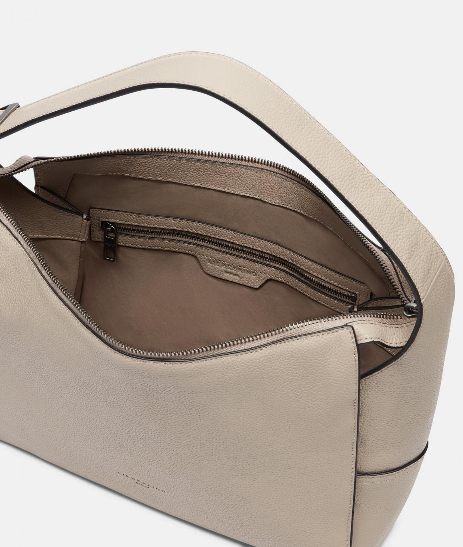 Liebeskind Berlin HANDTASCHE BOS TAURUS Leder Stone Beige