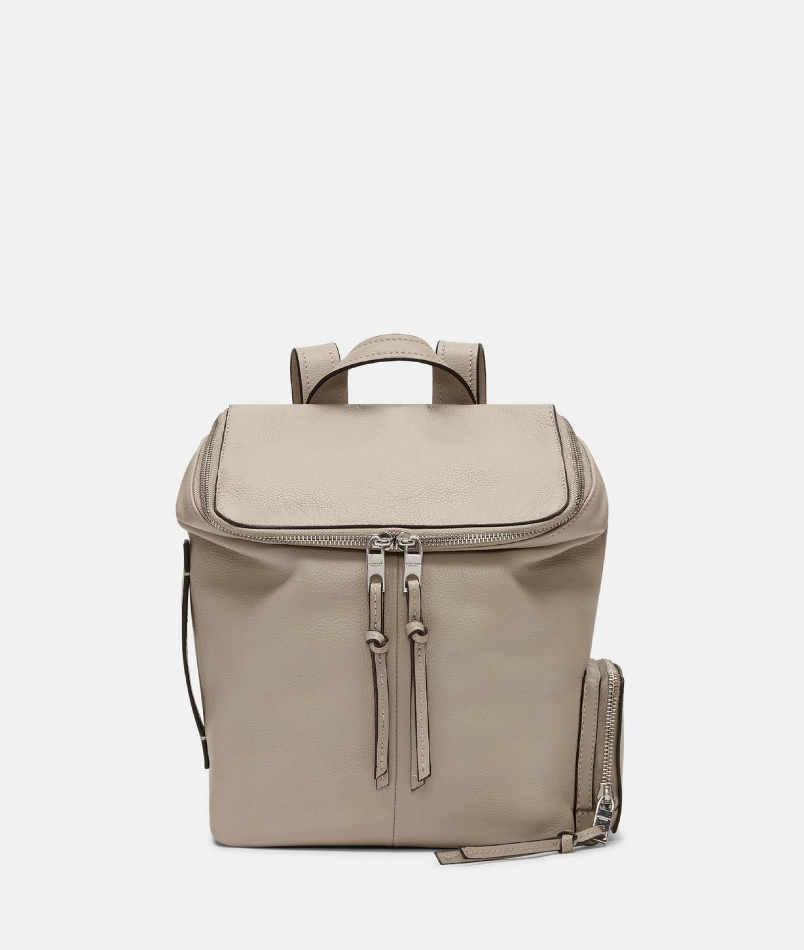 Liebeskind Berlin HERA SMALL PEBBLE RUCKSACK Leder Stone Beige