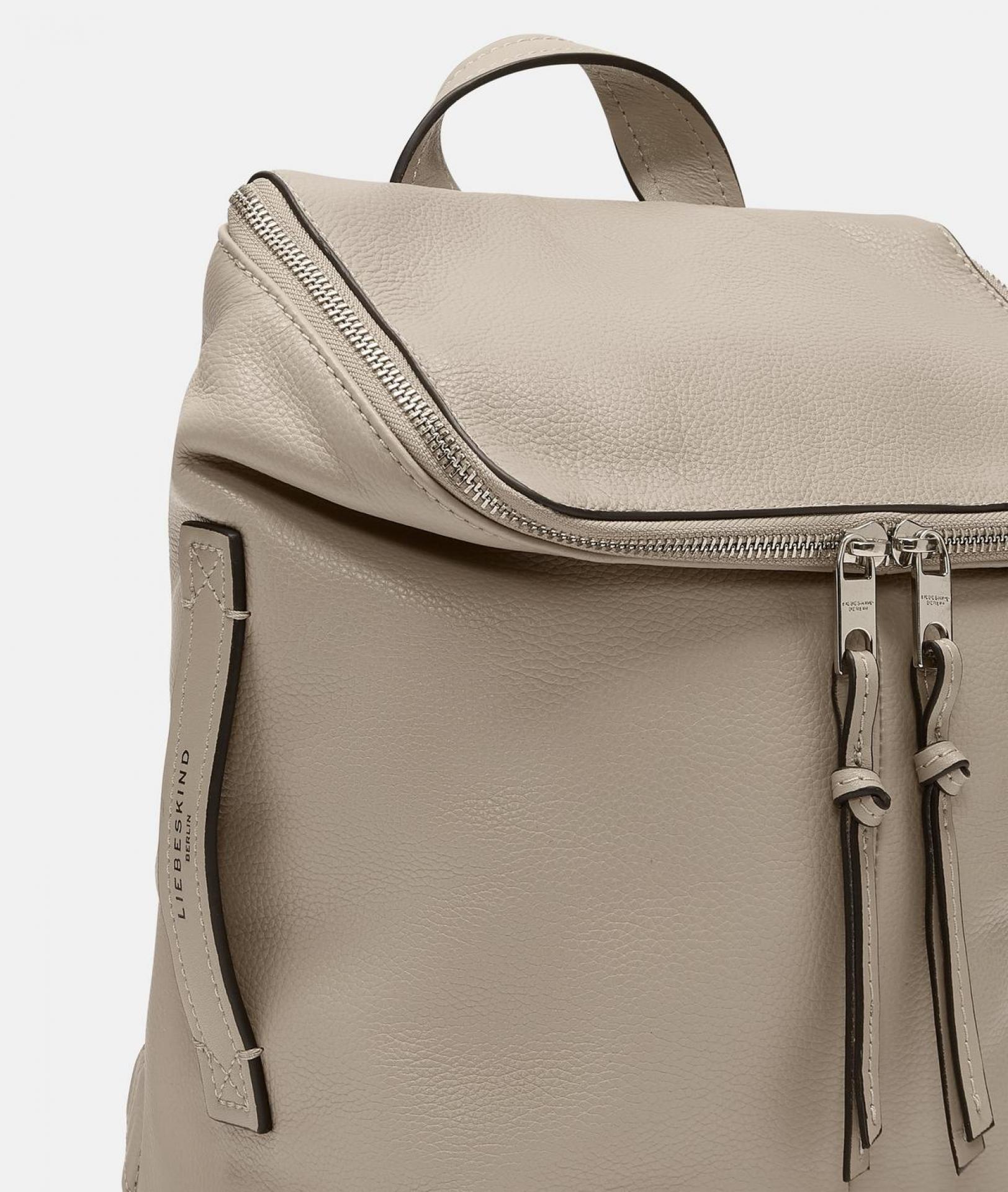 Liebeskind Berlin HERA SMALL PEBBLE RUCKSACK Leder Stone Beige