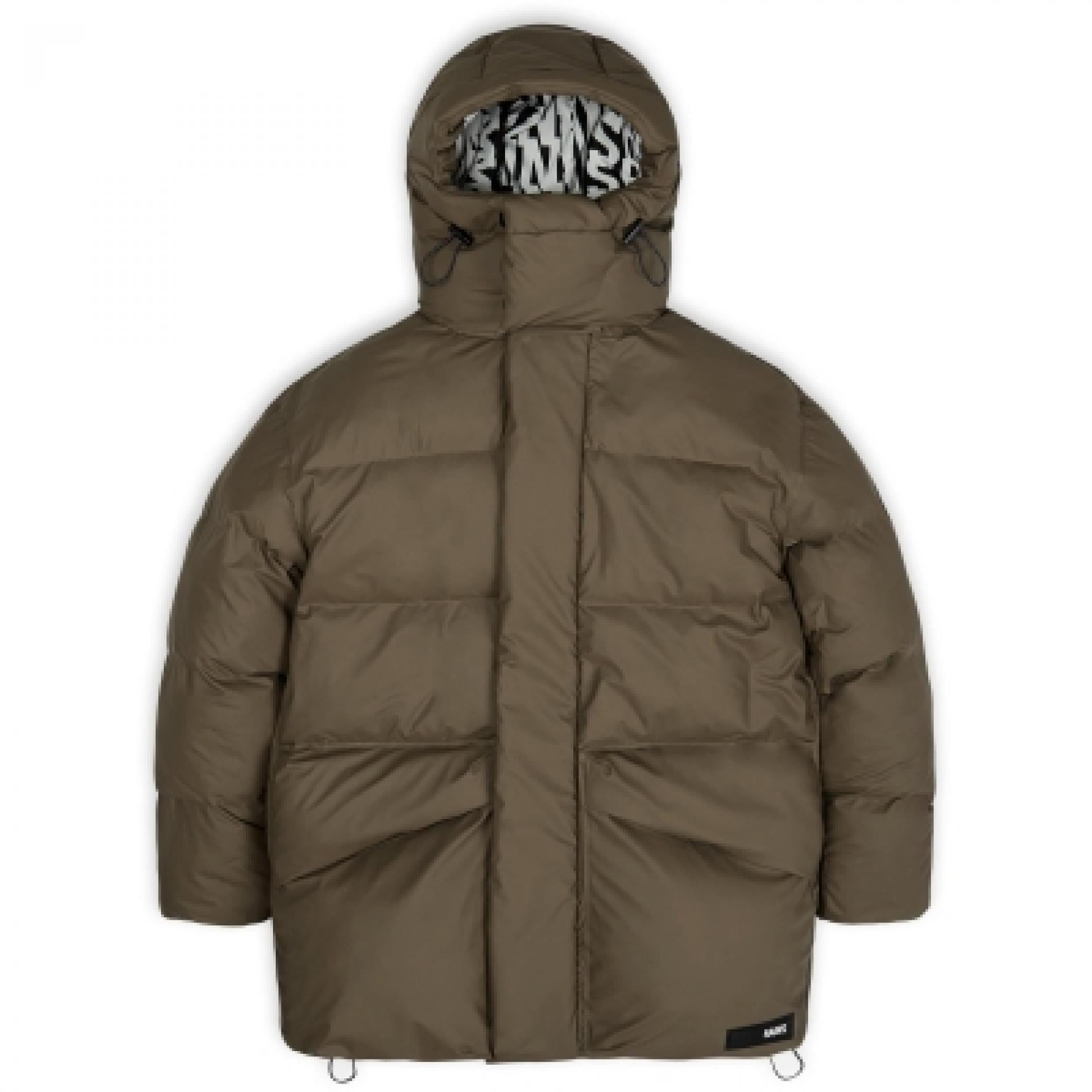 Rains Winter Jacke Block Puffer Jacket Wood L