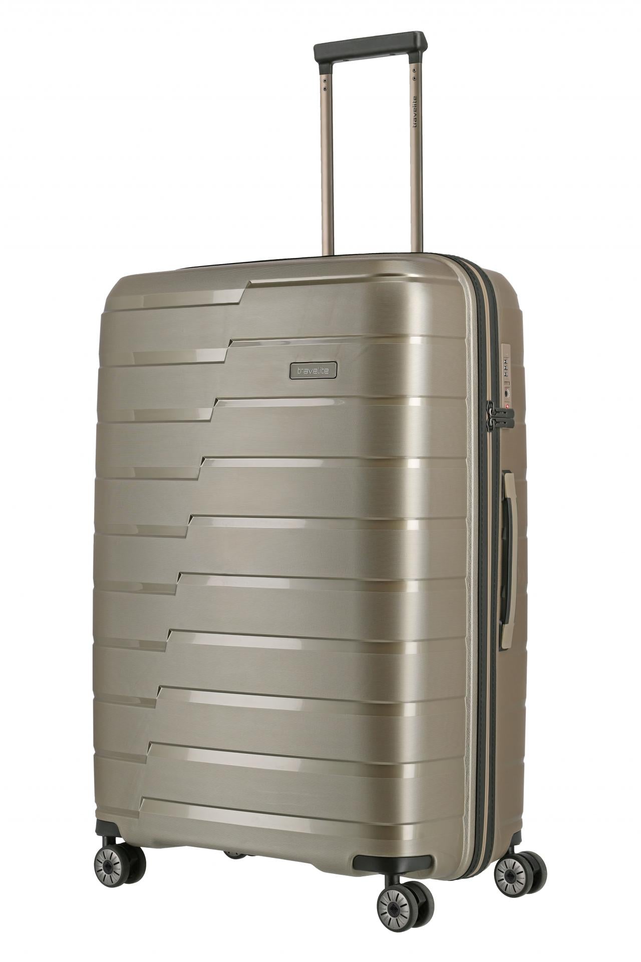 Travelite AIR BASE Trolley L 77cm Champagner