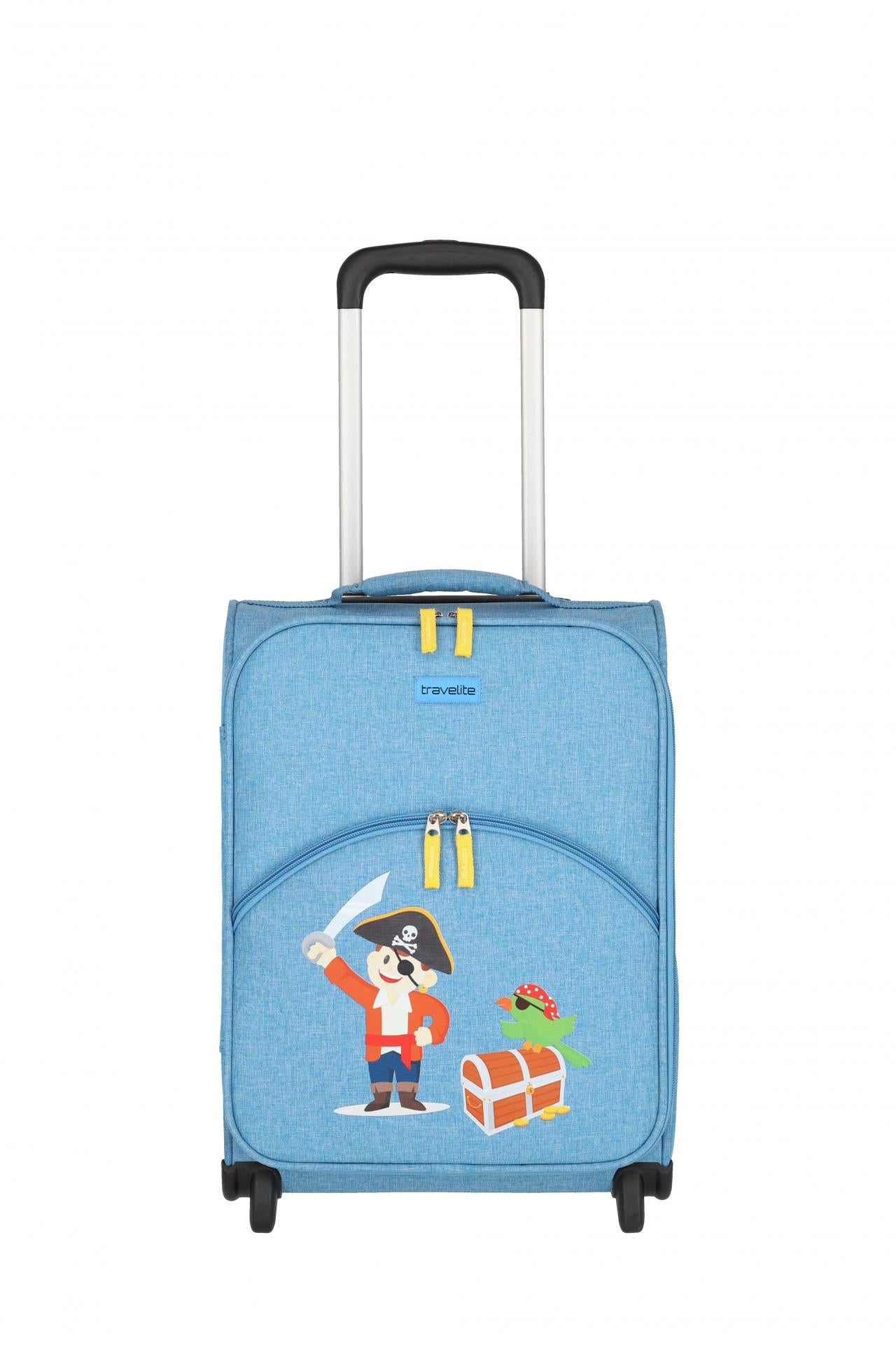 Travelite Youngster 2-Rad Kinder Trolley Pirat - Blau