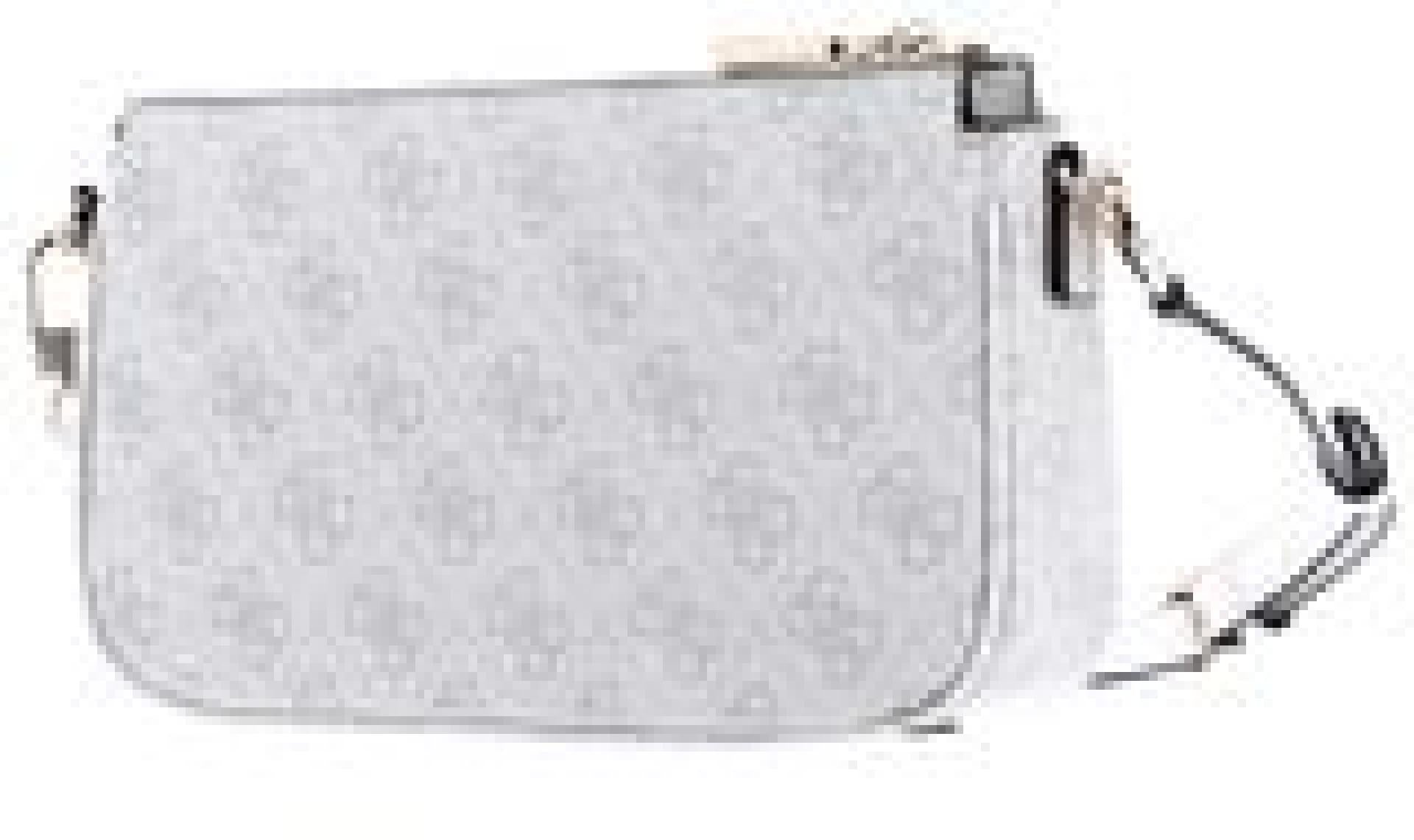 Guess Noelle DBL Pouch Crossbody Dove Logo