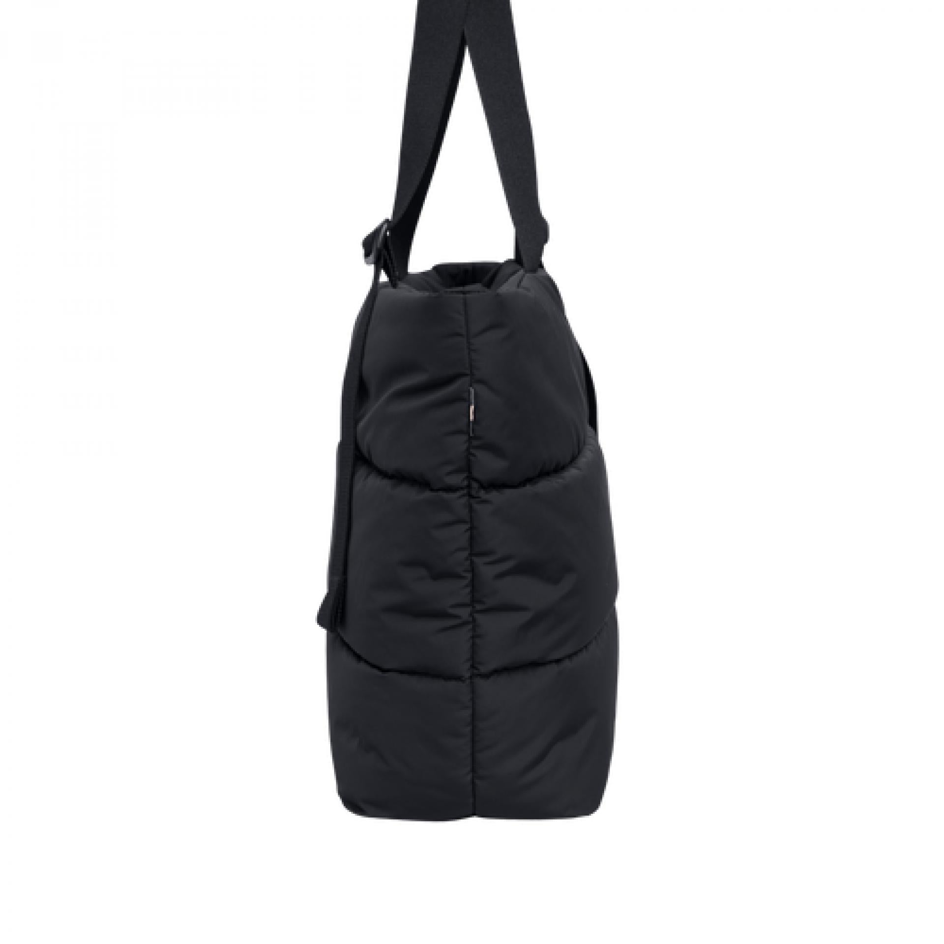 Got-Bag PUFFER TOTE BAG scallop monochrome black