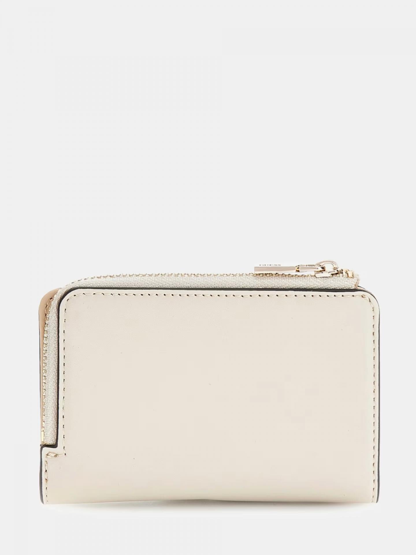 Guess LAUREL SLG ZIP ARND CARD CASE Bone