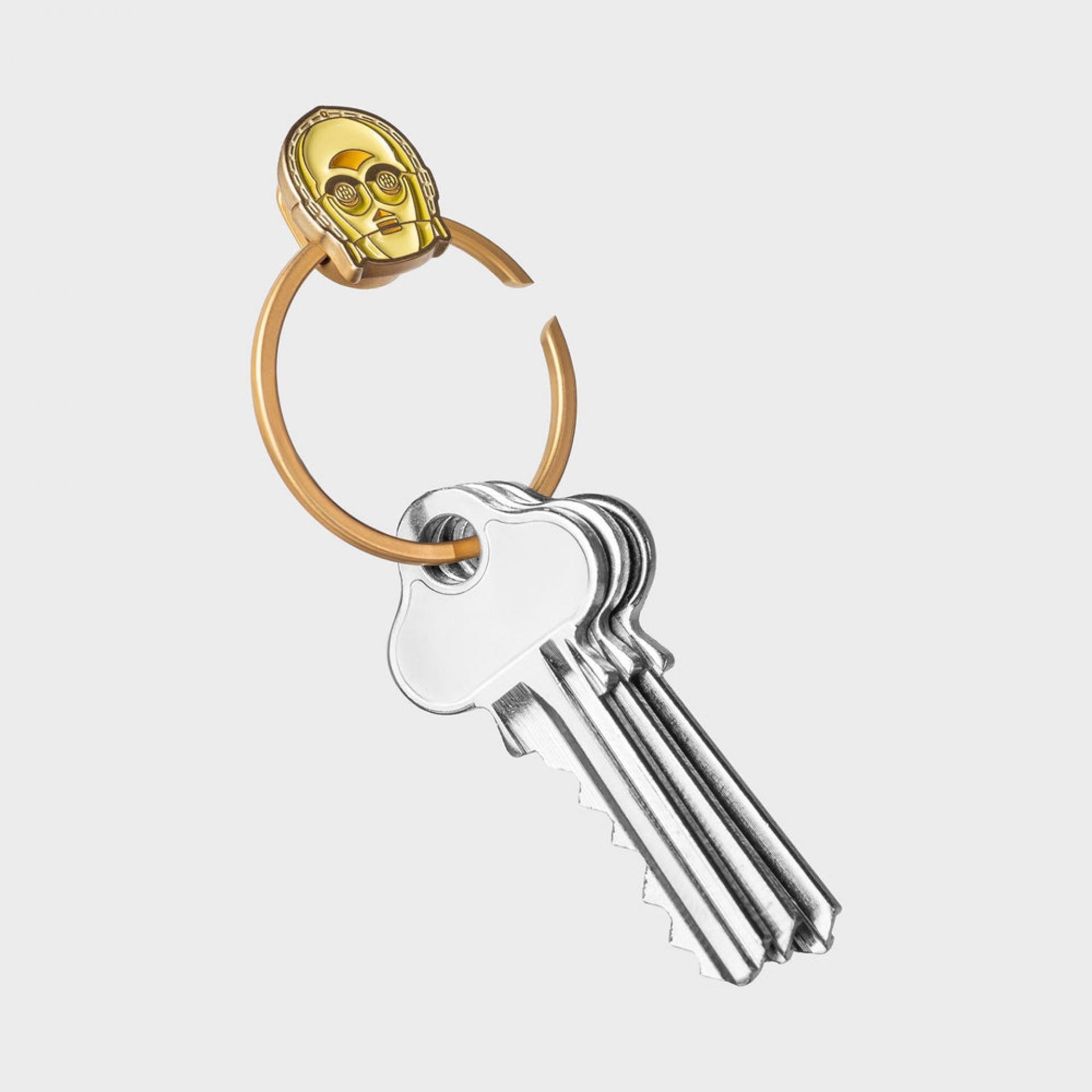 Orbitkey Schlüsselanhänger Schlüsselring Ring C-3PO