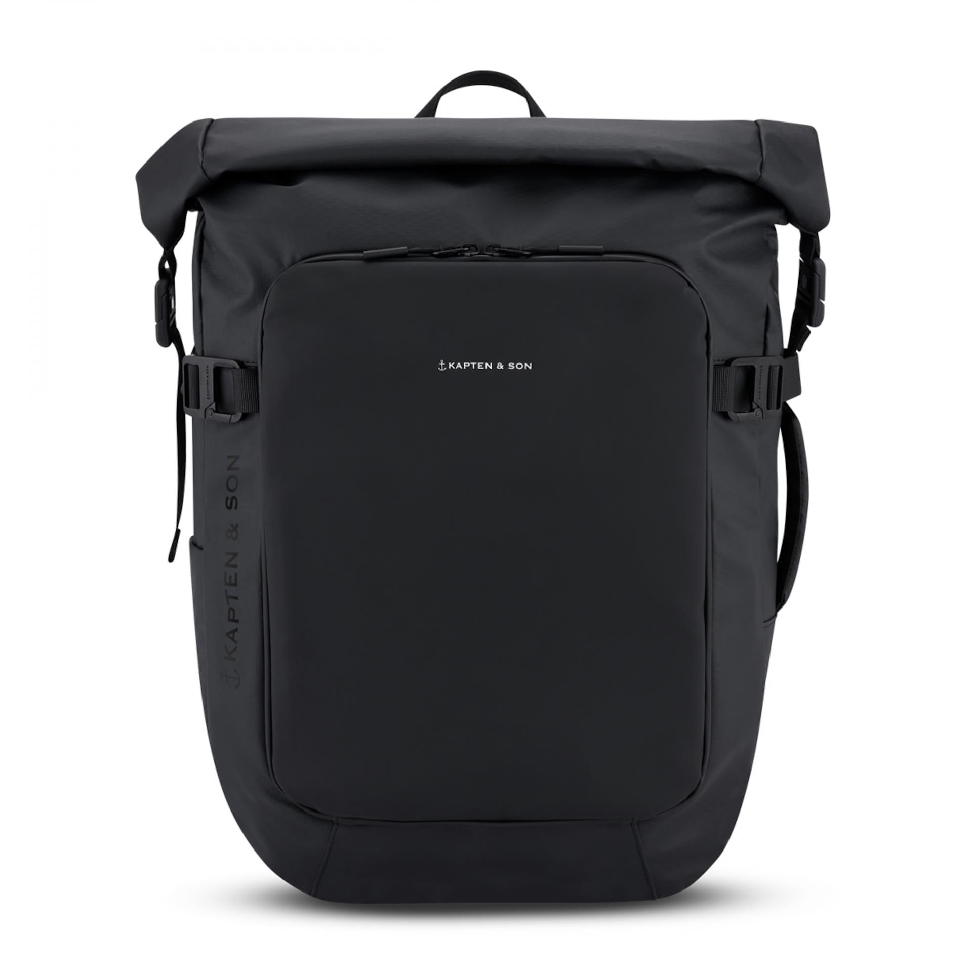 Kapten and Son Rucksack LISBON ALL BLACK