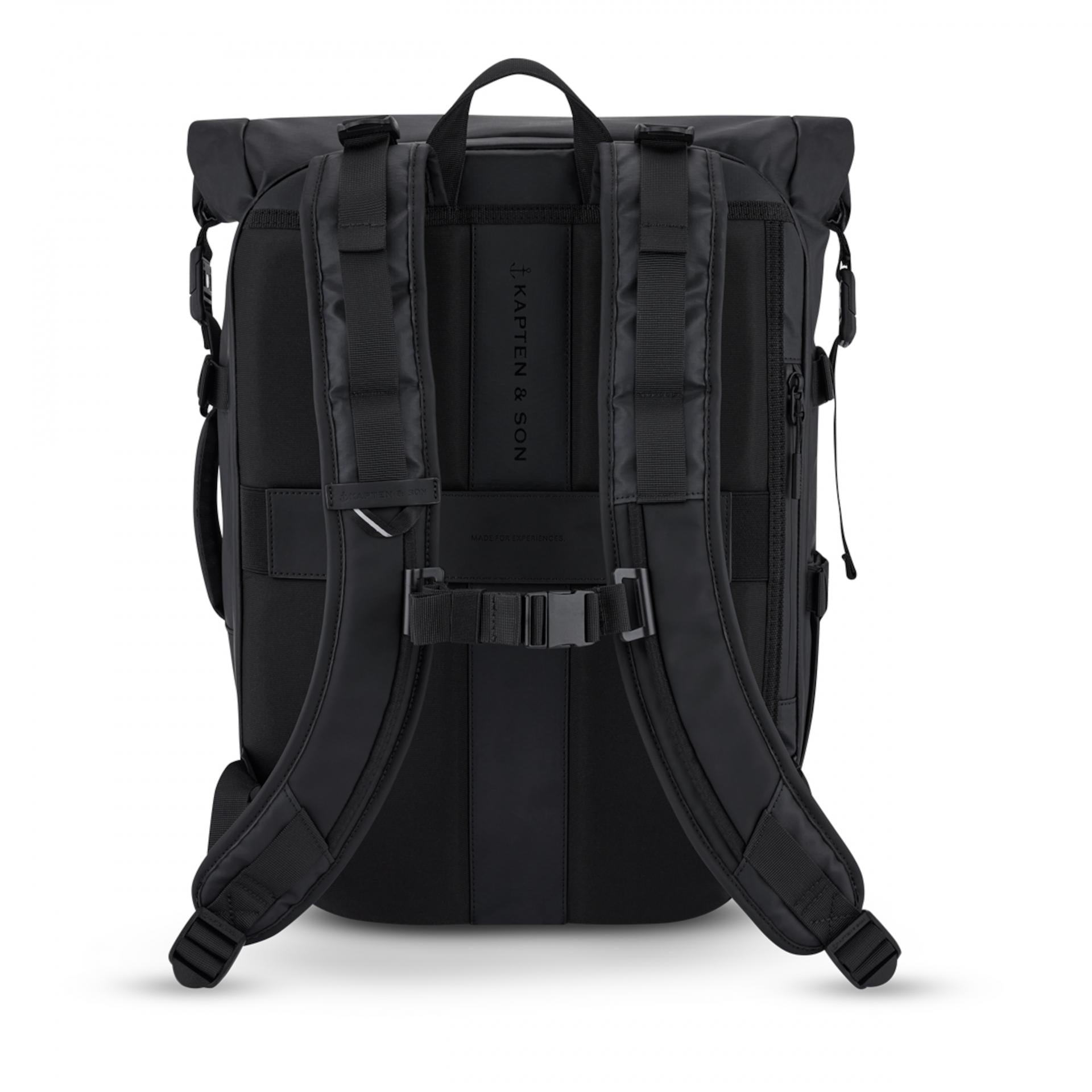 Kapten and Son Rucksack LISBON ALL BLACK 