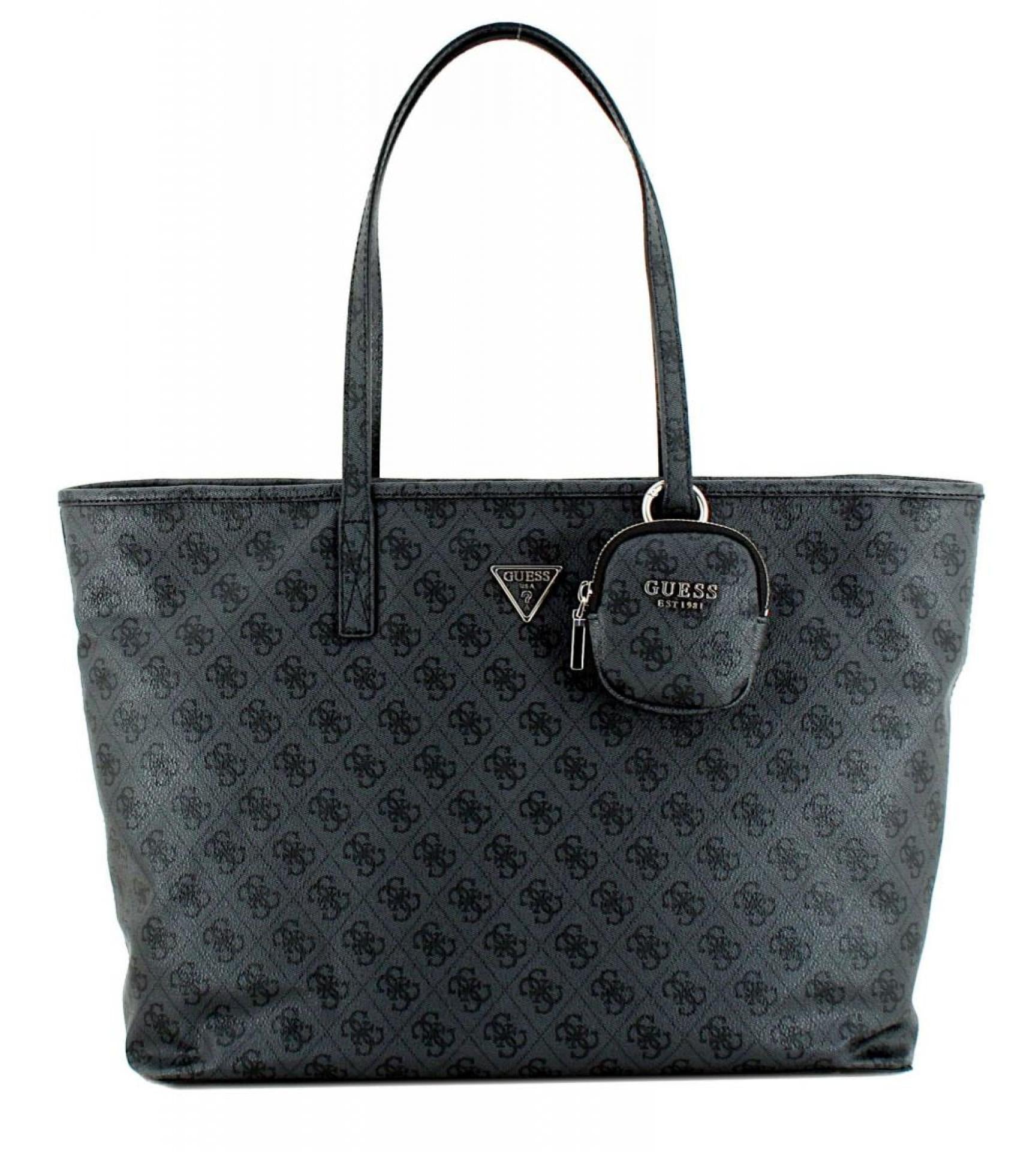 Guess POWER PLAY LARGE TECH TOTE Coal Logo