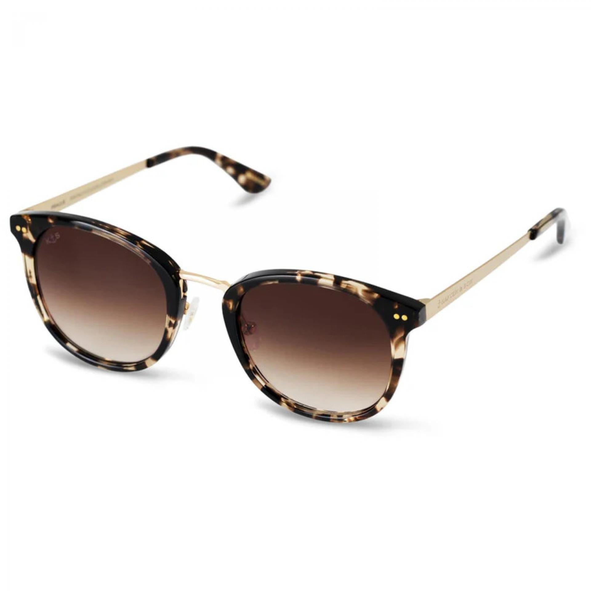 Kapten & Son Sonnenbrille Prague Crystal Tortoise Brown