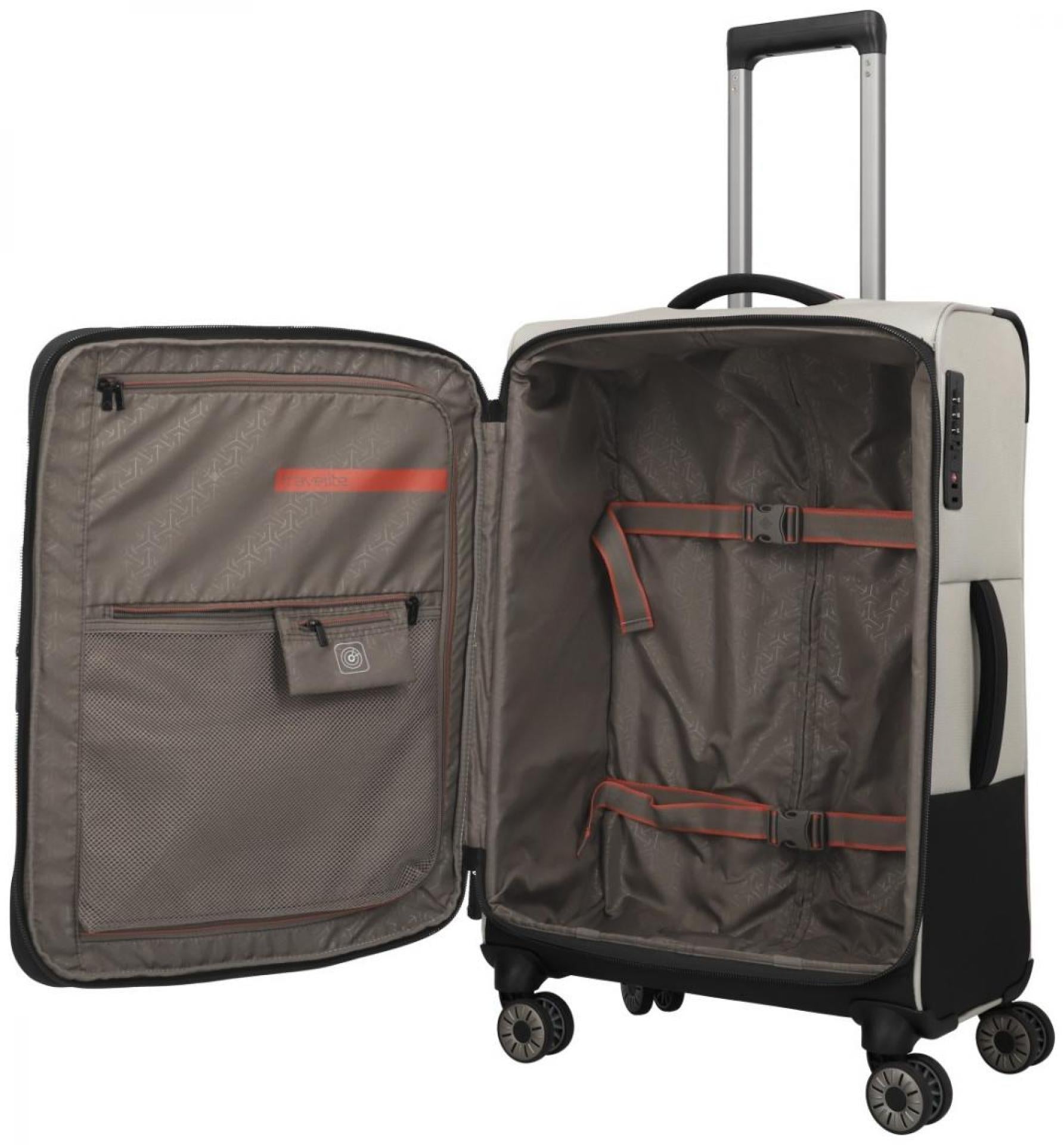 Travelite CROSSLITE 5.0 4w Trolley M Natur