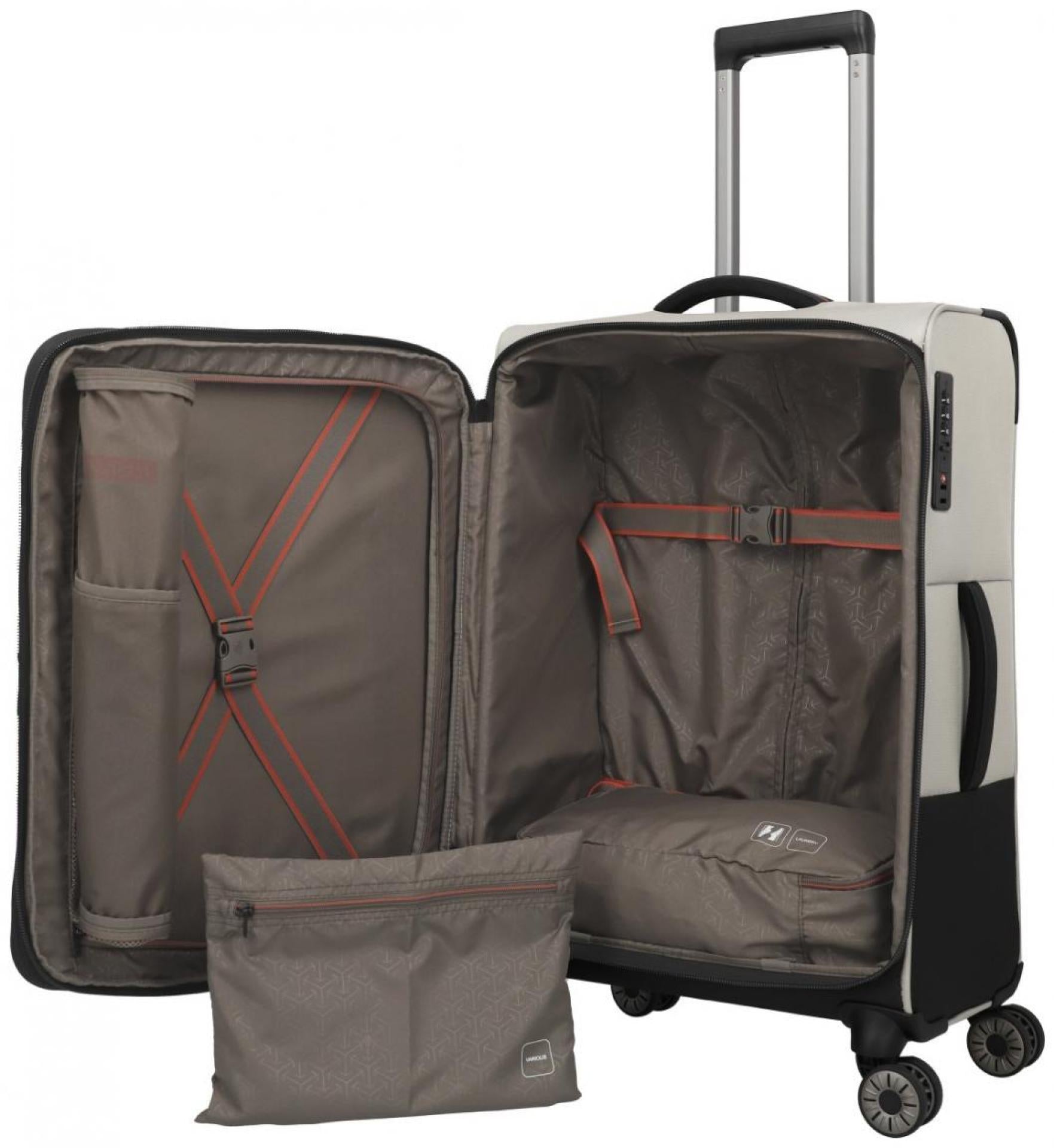 Travelite CROSSLITE 5.0 4w Trolley M Natur