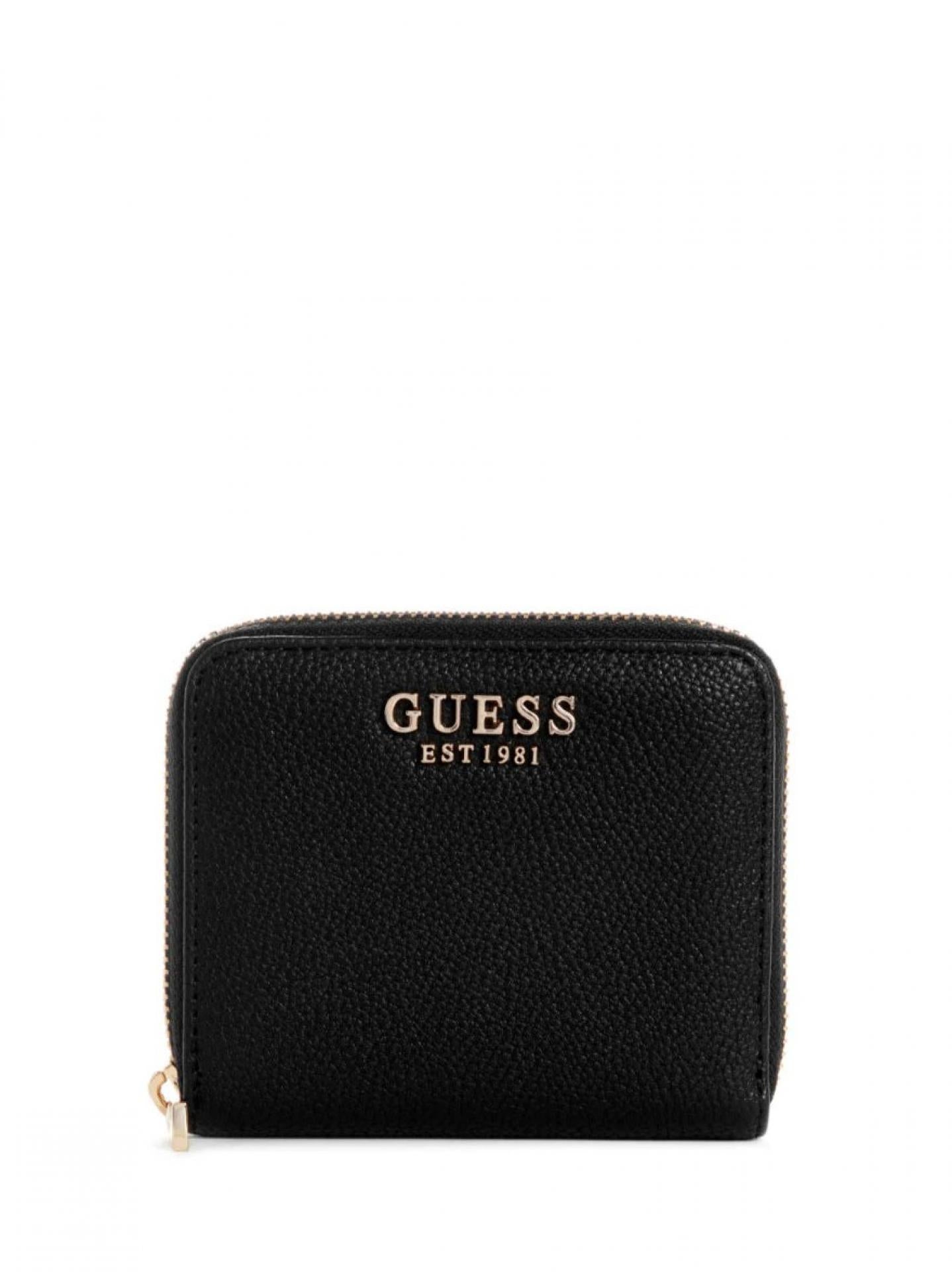 Guess LAUREL SLG SMALL Geldbörse Schwarz