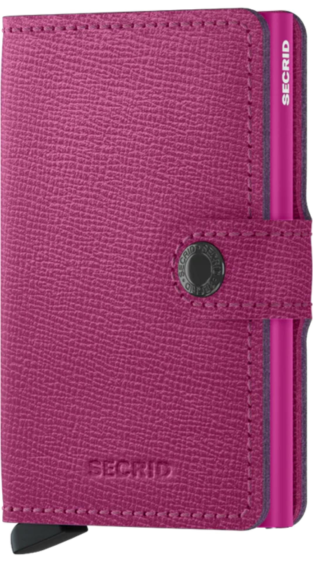 Secrid Wallet Geldbörse Kartenetui Miniwallet Crisple - Farbe: Fuchsia