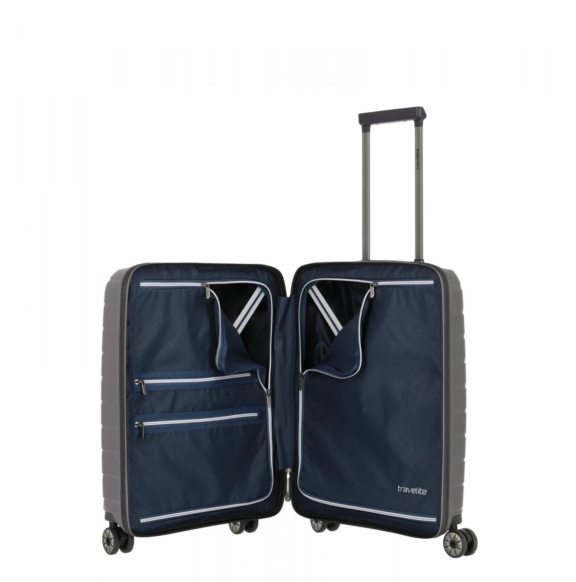 Travelite AIR BASE Trolley S+ mit Vortasche Anthrazit