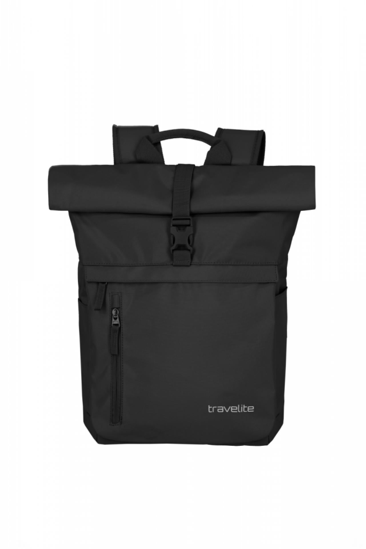 Travelite Basics Rollup Rucksack schwarz