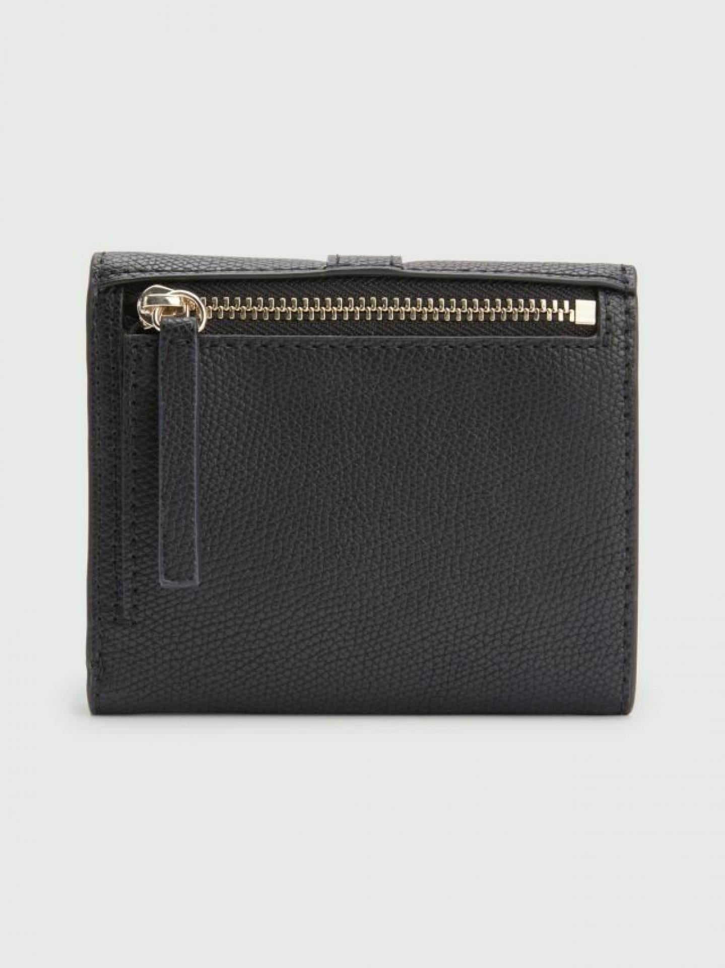 Tommy Hilfiger Geldbörse Plush small flap Black