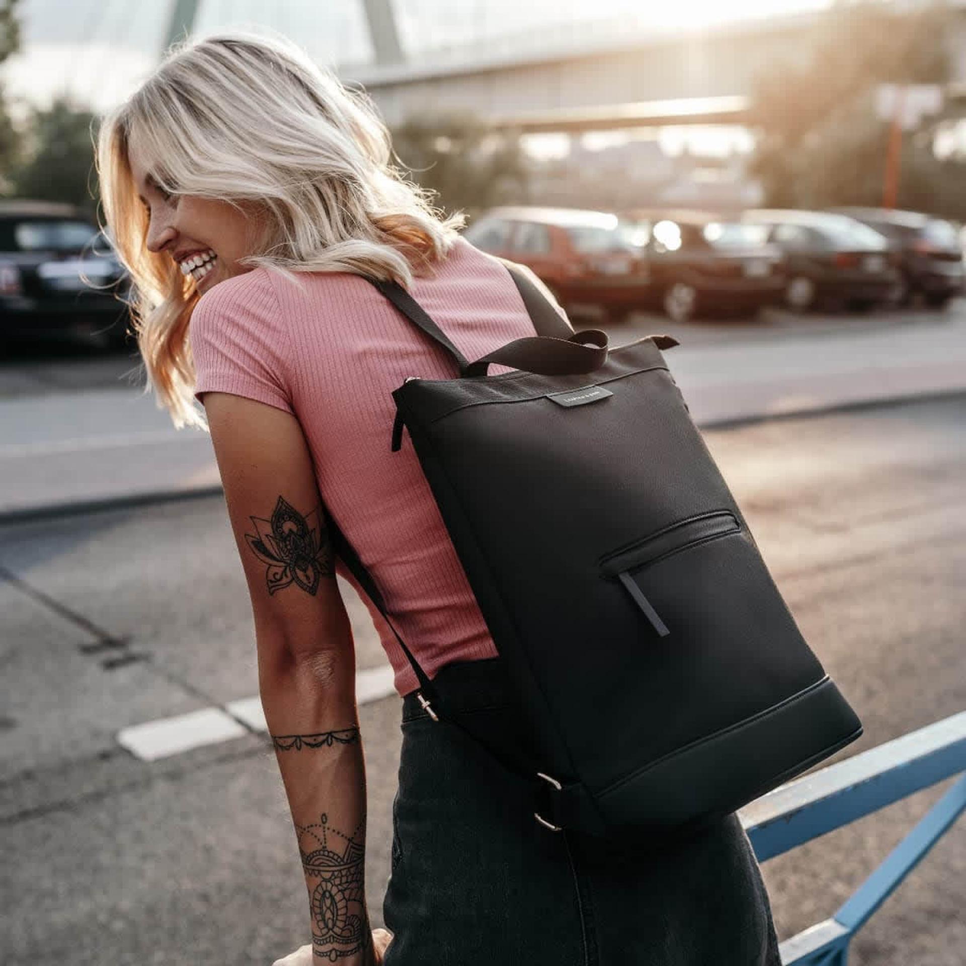 Kapten & Son Rucksack Umea All Black